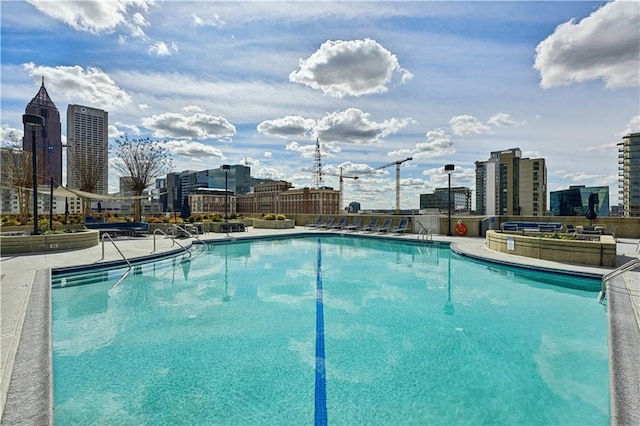 view of pool