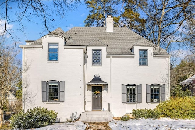 view of french country style house