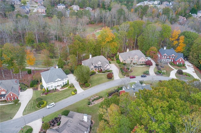 birds eye view of property featuring a residential view