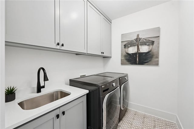 477 Michael Dr, Alpharetta, GA 30009 - laundry room with washer and clothes dryer and cabinet space