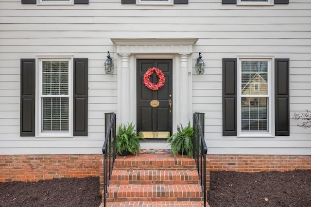 view of entrance to property