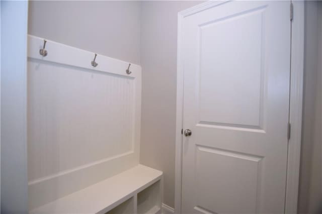 view of mudroom