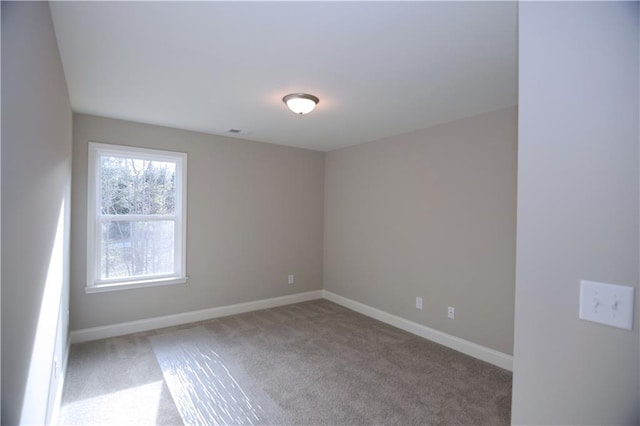 empty room featuring carpet floors