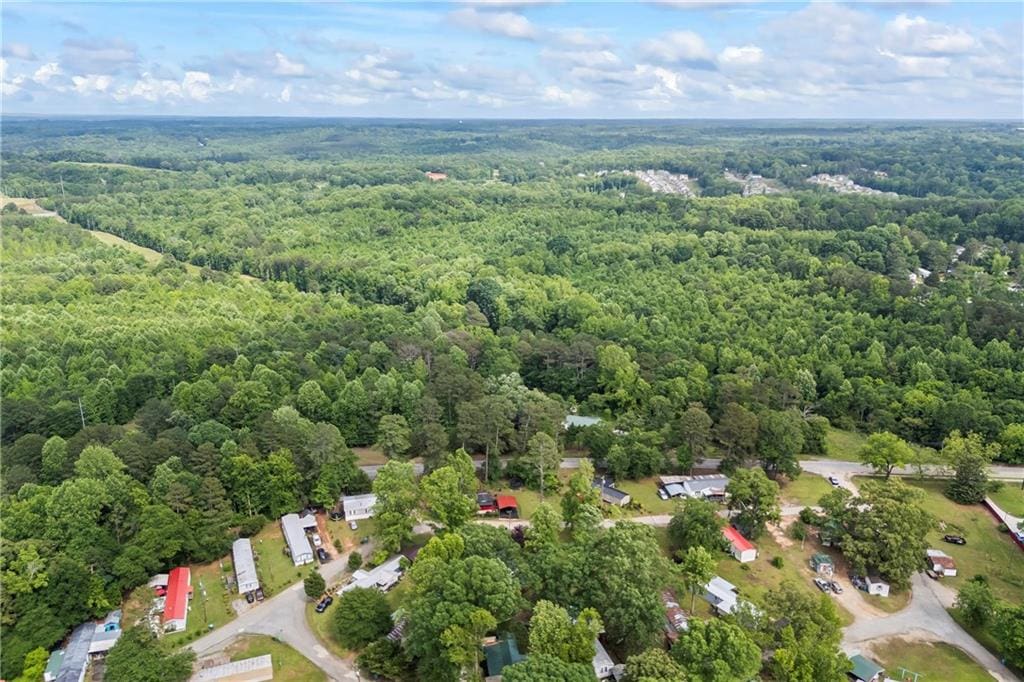 1004 Homer Rd, Commerce, GA 30529 - aerial view of property and surrounding area with a forest
