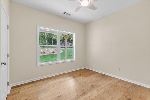 5232 W Mountain St, Stone Mountain, GA 30083 - unfurnished room featuring light wood finished floors and ceiling fan