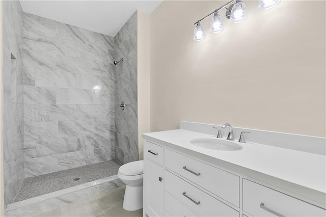 5232 W Mountain St, Stone Mountain, GA 30083 - bathroom with vanity and tiled shower