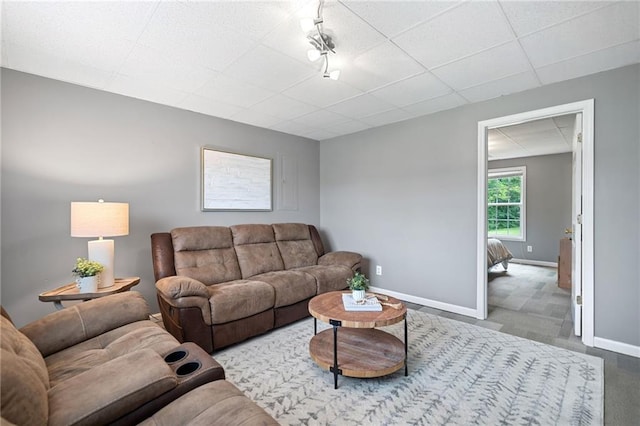 173 Cline Smith Rd NE, Cartersville, GA 30121 - carpeted living room with baseboards
