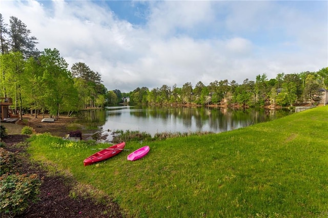 property view of water