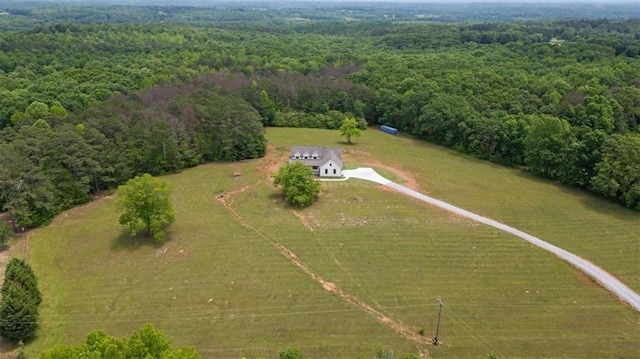 1423 Hillcrest Rd, Bowdon, GA 30108 - overview of rural landscape featuring a heavily wooded area
