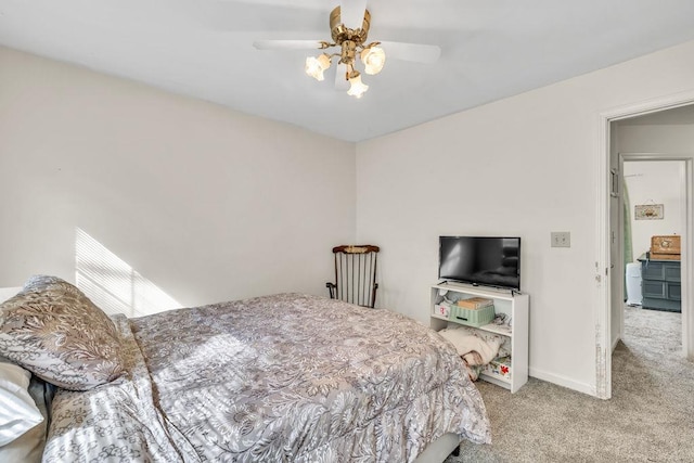 422 Inwood Trl, Lawrenceville, GA 30043 - bedroom featuring carpet flooring, baseboards, and a ceiling fan