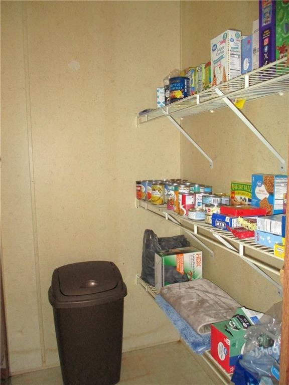 view of pantry