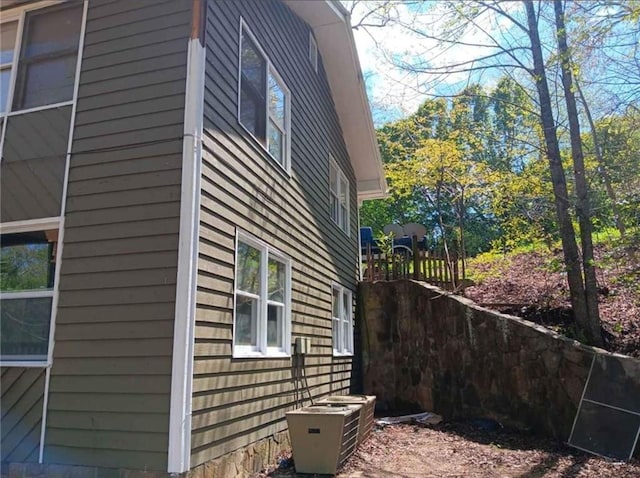240 Varnes Ln, Lakemont, GA 30552 - view of home's exterior with a central air condition unit