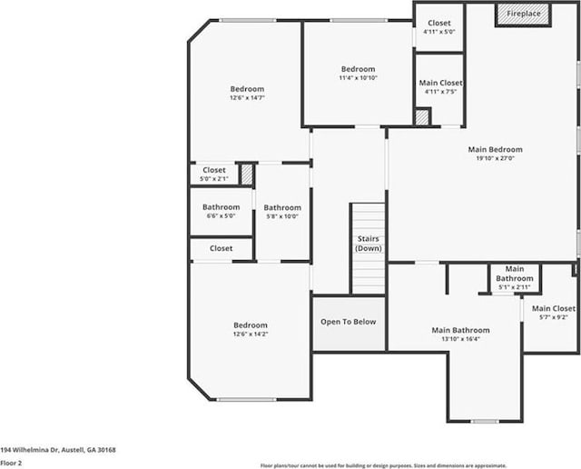 194 Wilhelmina Dr, Austell, GA 30168 - home floor plan
