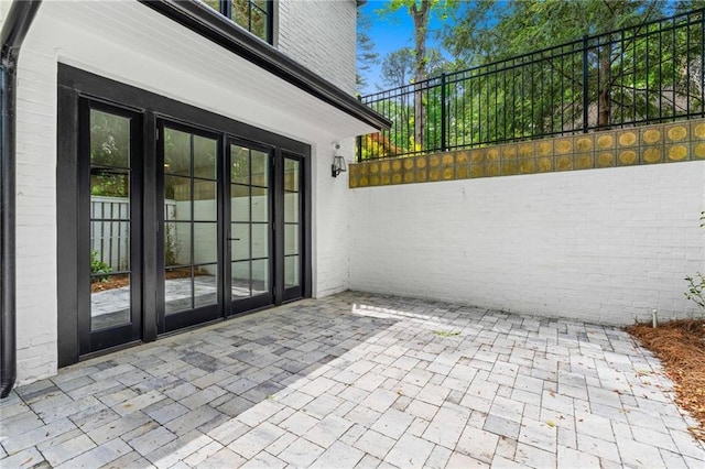 view of patio / terrace with french doors