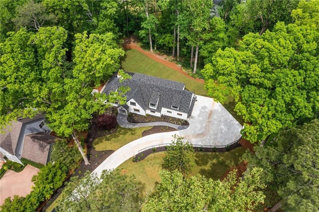 drone / aerial view