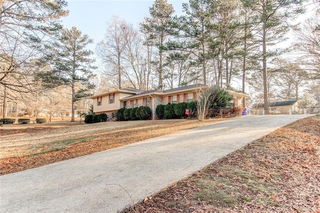 view of front of home