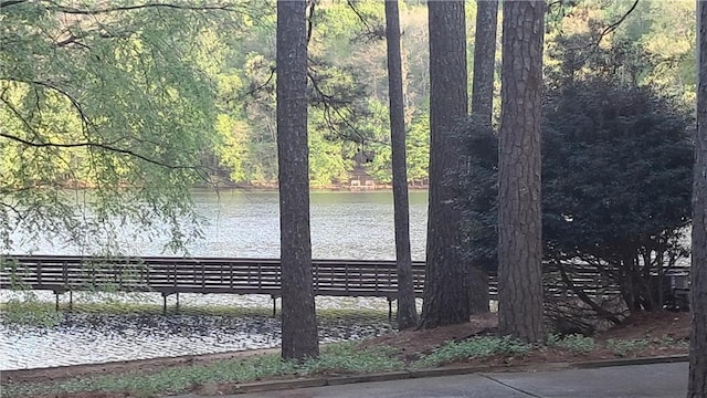 340 Teal Ct, Roswell, GA 30076 - water view featuring a forest
