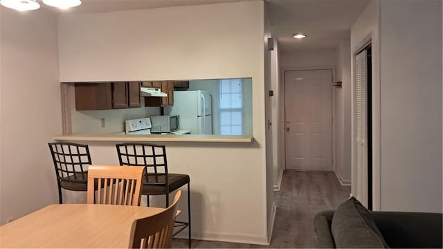 340 Teal Ct, Roswell, GA 30076 - dining space with wood finished floors and baseboards