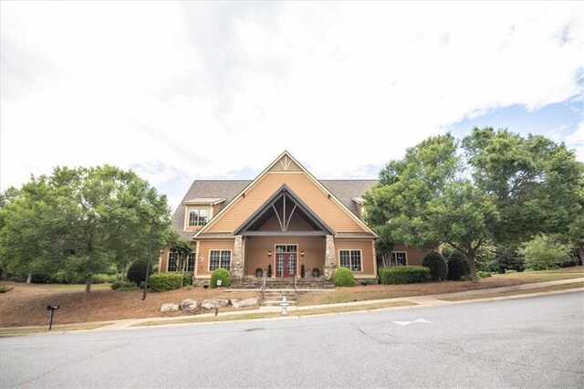 610 Sunflower Dr, Canton, GA 30114 - view of front of house featuring a porch
