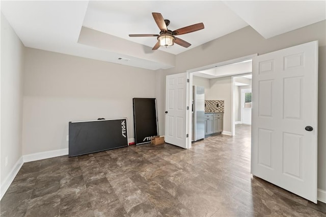 412 Mill Stream Way, Woodstock, GA 30188 - spare room with a ceiling fan and baseboards