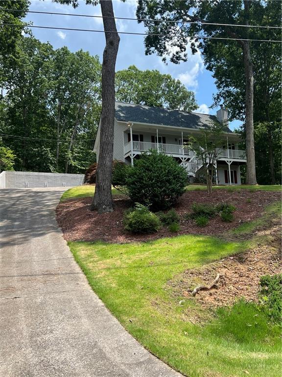 11 Seabreeze Way, Dawsonville, GA 30534 - view of front of property with a chimney