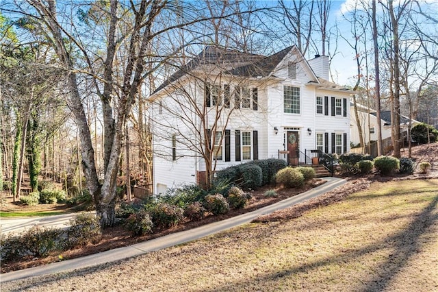 view of front of home