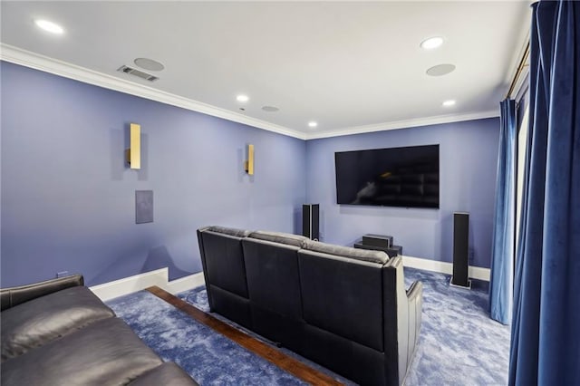 3005 Evelyn Ln, Alpharetta, GA 30004 - cinema room featuring recessed lighting and ornamental molding