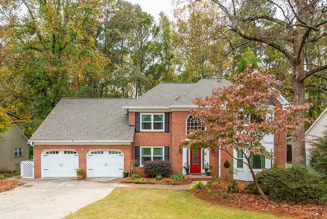 view of colonial inspired home