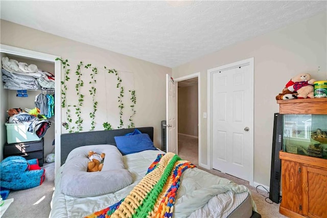 4161 Magnolia Glen Walk, Norcross, GA 30093 - carpeted bedroom with a textured ceiling