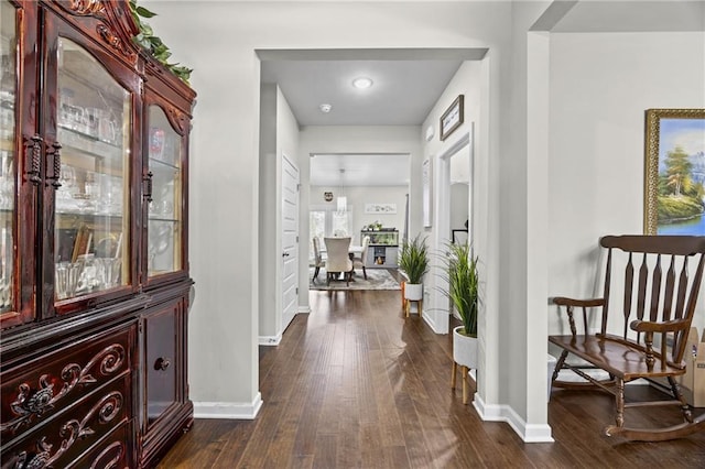 450 Noblewood Dr, Mcdonough, GA 30252 - entrance foyer with dark wood-style floors