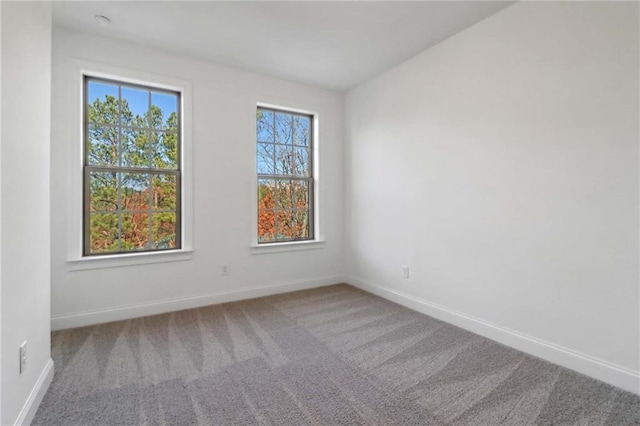 empty room featuring carpet flooring