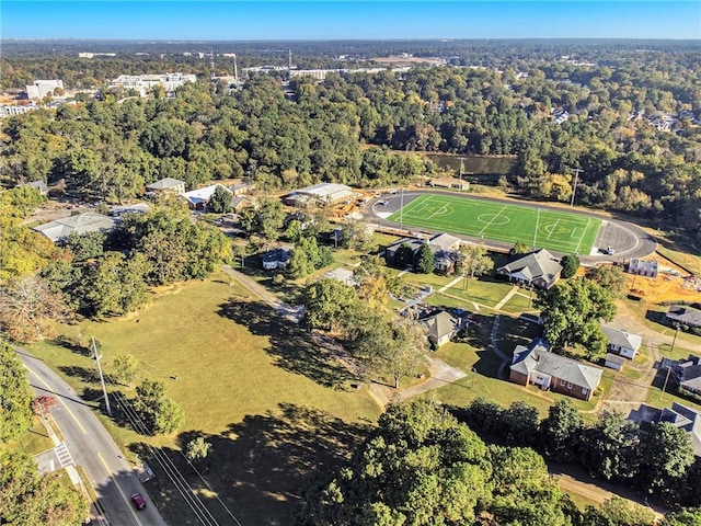 drone / aerial view
