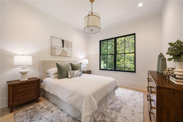 3292 Lenox Pl NE, Atlanta, GA 30324 - bedroom with light wood-type flooring and recessed lighting