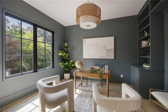 3292 Lenox Pl NE, Atlanta, GA 30324 - office area featuring healthy amount of natural light and built in features