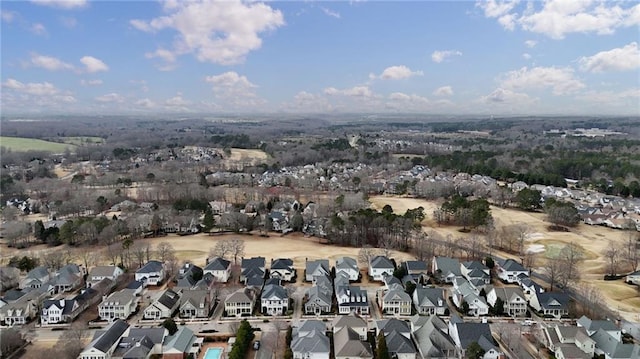 bird's eye view featuring a residential view