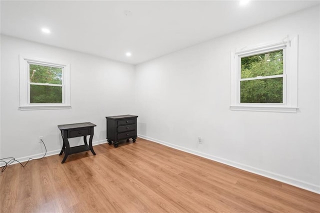 8535 Hiram Acworth Hwy, Dallas, GA 30157 - empty room with healthy amount of natural light, light wood-style flooring, and recessed lighting