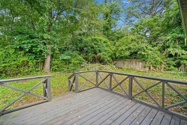 8535 Hiram Acworth Hwy, Dallas, GA 30157 - view of wooden deck