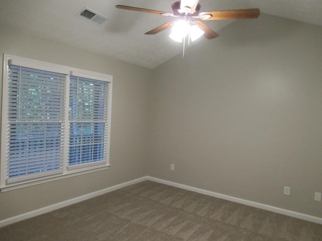 152 Royal Oaks Ln, Dahlonega, GA 30533 - empty room with a ceiling fan, carpet flooring, and baseboards