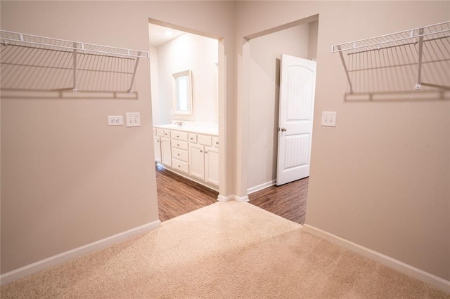 155 Sanctuary Pl, Jasper, GA 30107 - walk in closet featuring carpet floors