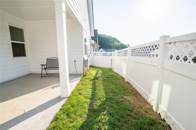 155 Sanctuary Pl, Jasper, GA 30107 - fenced backyard featuring a patio