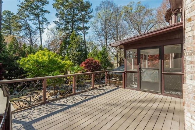 2461 Oak Grove Ests NE, Atlanta, GA 30345 - deck featuring a sunroom