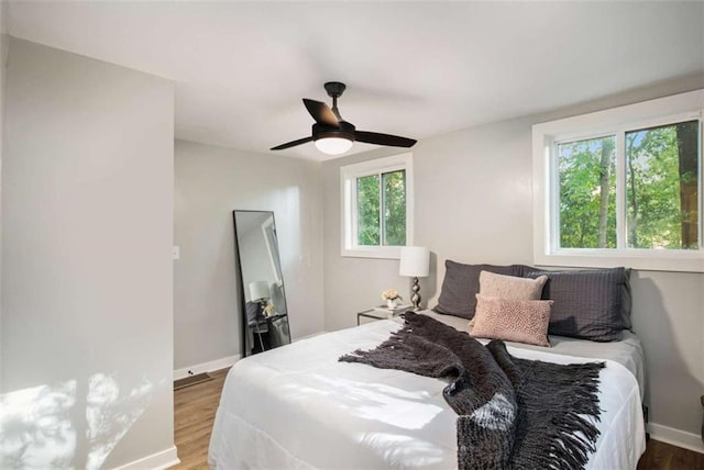 1336 Mcclelland Ave, Atlanta, GA 30344 - bedroom featuring wood finished floors and ceiling fan