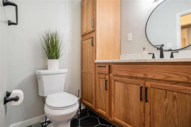 1336 Mcclelland Ave, Atlanta, GA 30344 - half bathroom with vanity and tile patterned flooring
