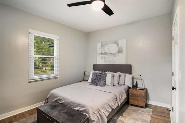 1336 Mcclelland Ave, Atlanta, GA 30344 - bedroom with wood finished floors and ceiling fan