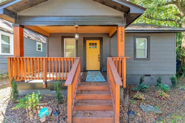 1336 Mcclelland Ave, Atlanta, GA 30344 - entrance to property featuring crawl space and a porch