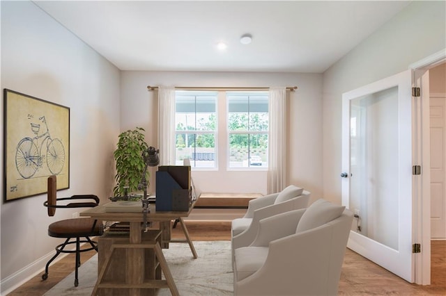 138 Henley St, Canton, GA 30114 - office with wood finished floors and baseboards