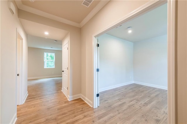 138 Henley St, Canton, GA 30114 - corridor featuring light wood-type flooring, baseboards, and recessed lighting