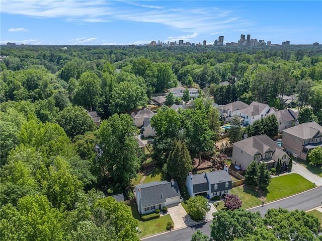 1175 Haven Brook Way, Atlanta, GA 30319 - aerial view of residential area with a heavily wooded area
