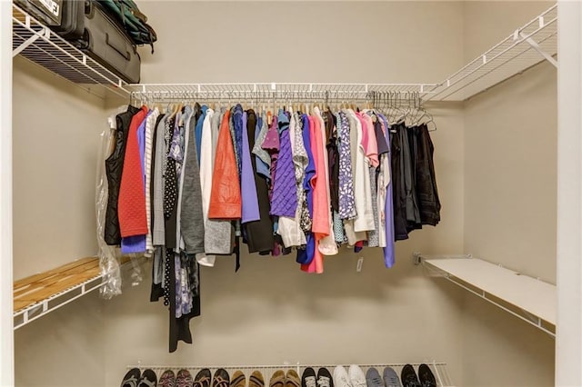 view of spacious closet