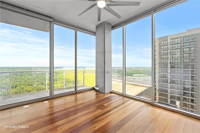 855 Peachtree St NE Unit 2713, Atlanta, GA 30308 - view of unfurnished sunroom